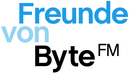 Schriftzug "Freunde von ByteFM"
